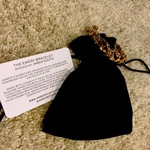 24k Gold Emery Cuff Bracelet by AMBER SCEATS